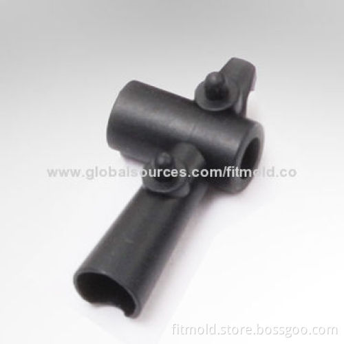 Plastic Parts, Processed by Precision Injection Molding, Full Penetration Hole by Laser Power